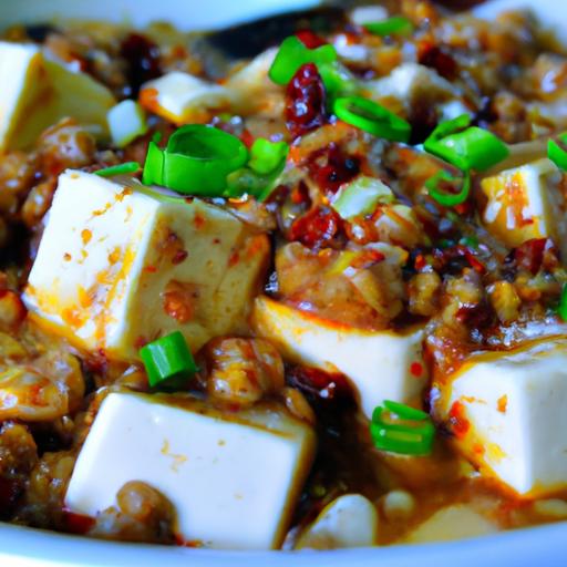 mapo tofu with minced meat