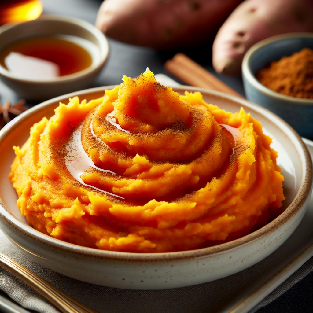 mashed sweet potatoes