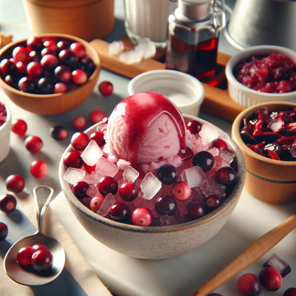 Massachusetts Cranberry Bog Ice Cream