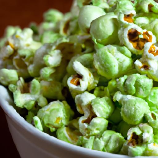 matcha green tea popcorn