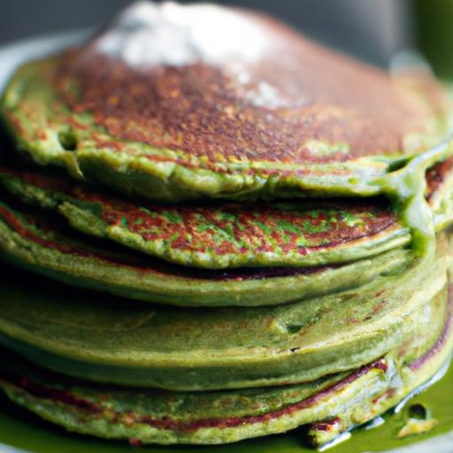 matcha pancakes