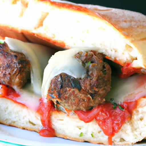 meatball sub sandwich