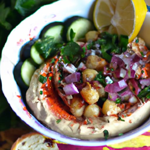 mediterranean hummus bowl