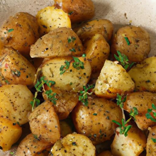 mediterranean spiced country potatoes