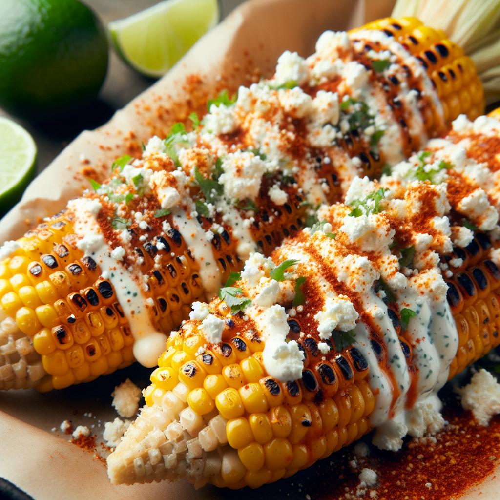 mexican grilled corn (elote)