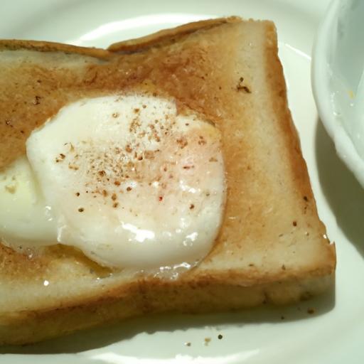 microwave poached eggs with toast