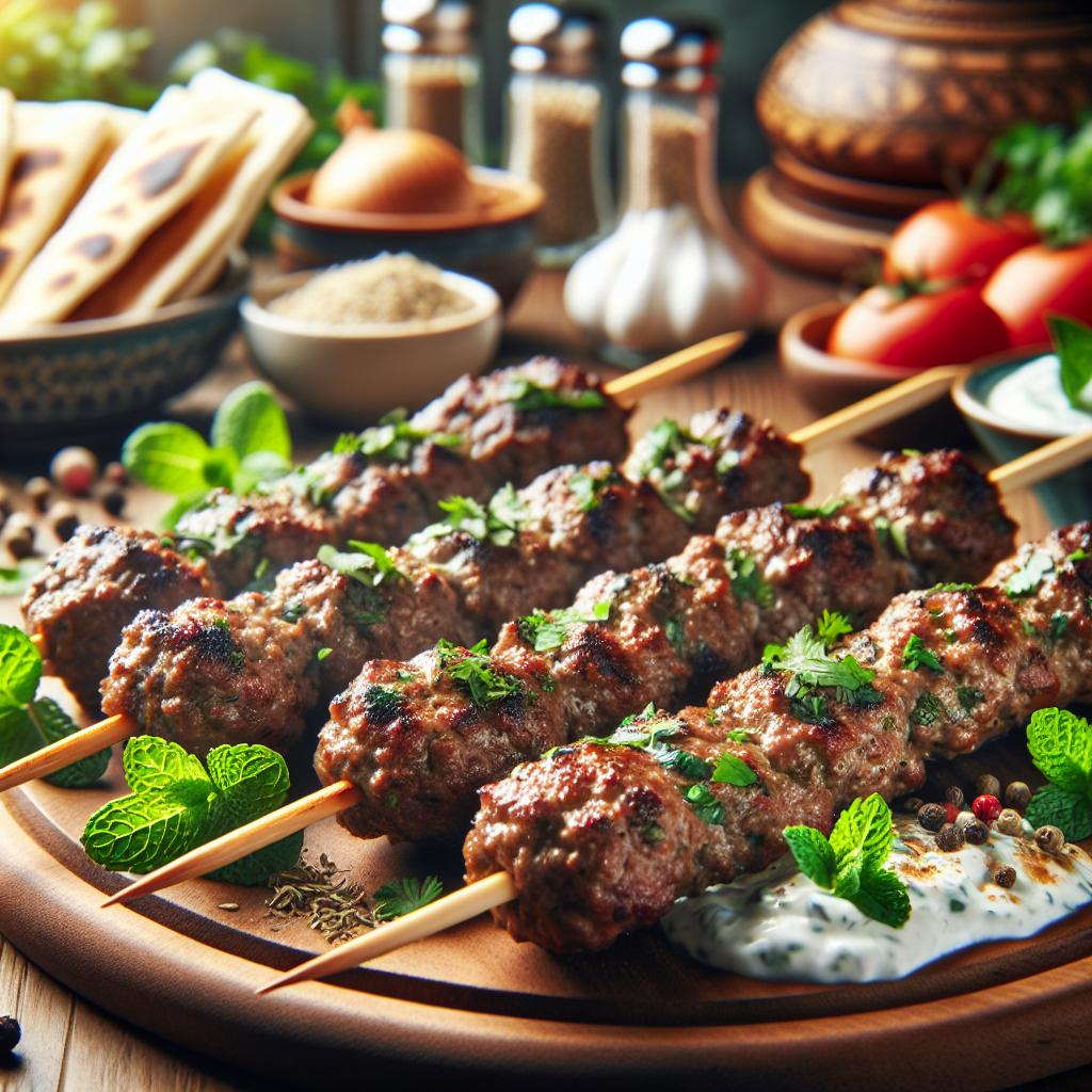 Middle Eastern Kofta Kebabs