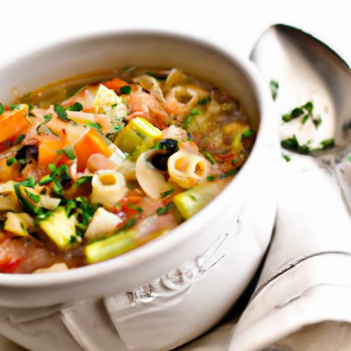 minestrone con pancetta