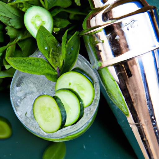 Mint and Cucumber Gin Fizz