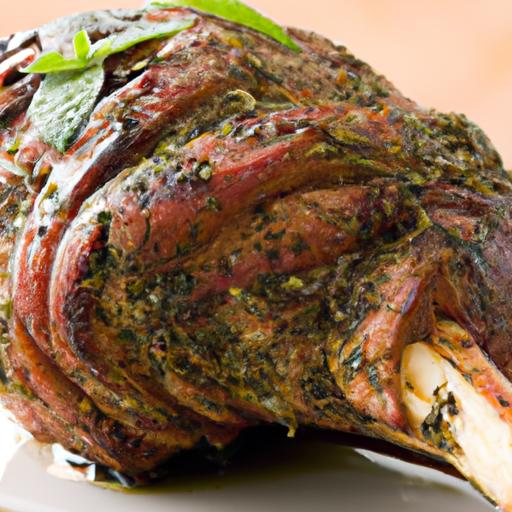 mint leg of lamb