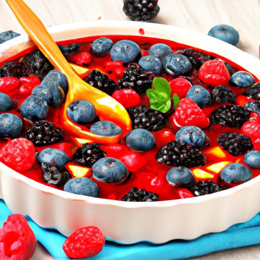 mixed berry compote