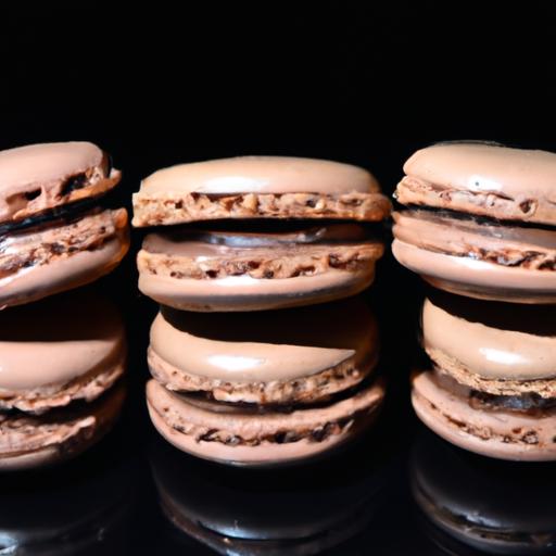 mocha macarons