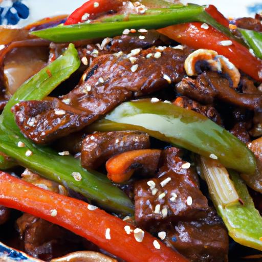 mongolian beef stir fry