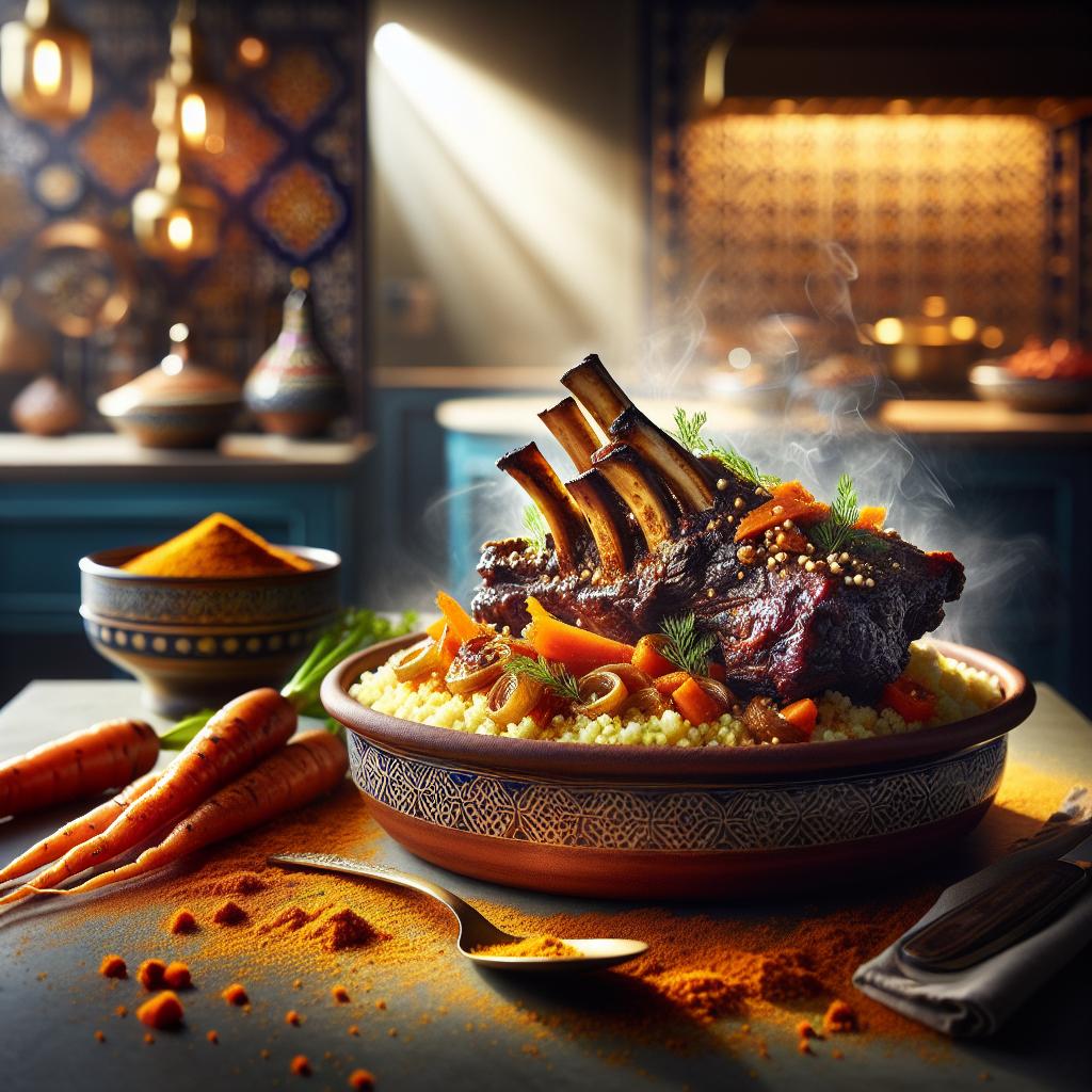 Moroccan Braised Beef Ribs