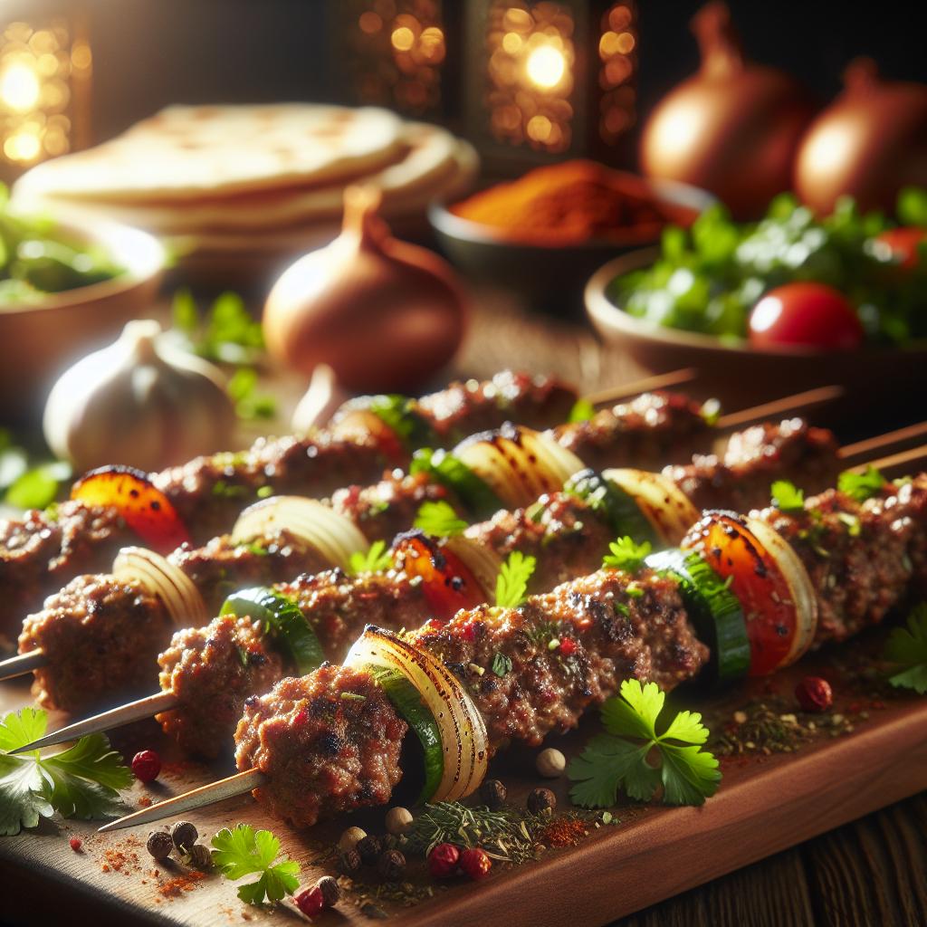 Moroccan Kefta Kebab