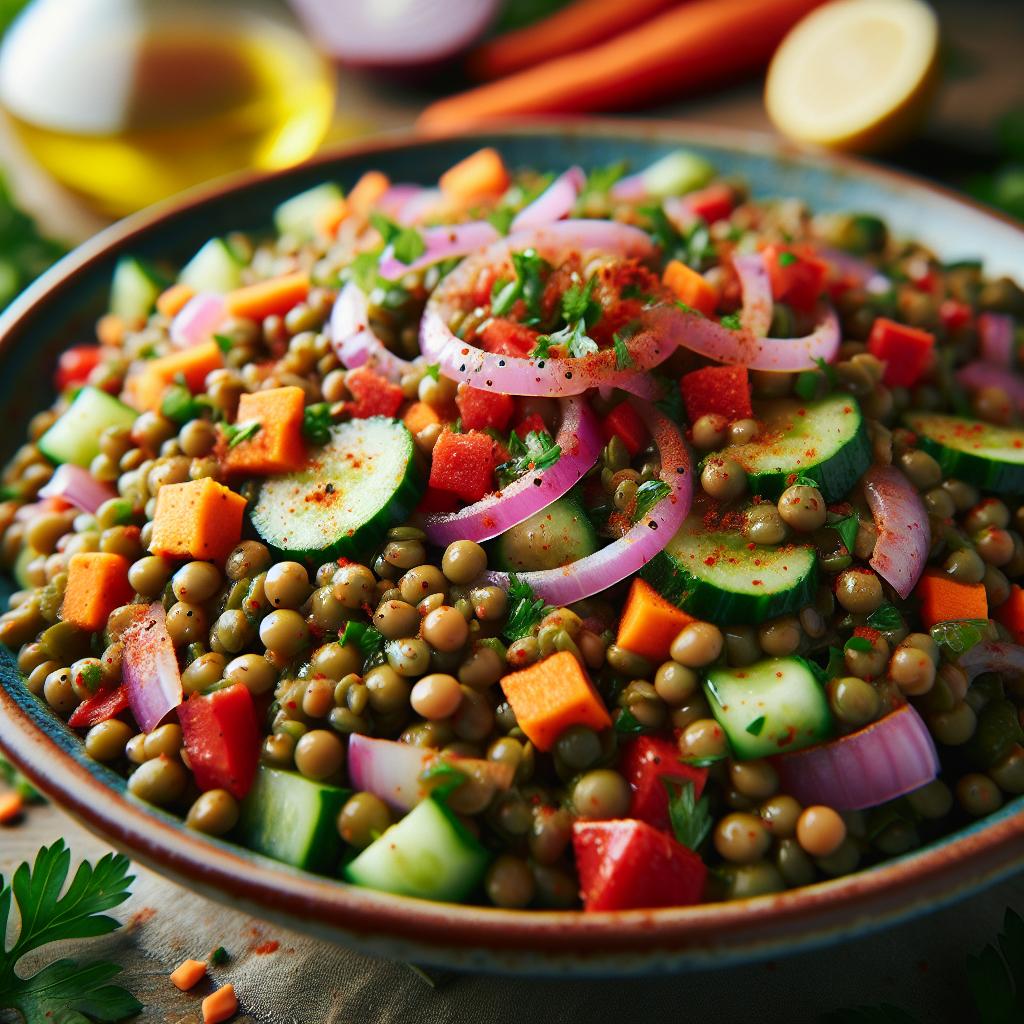 Moroccan Lentil Salad