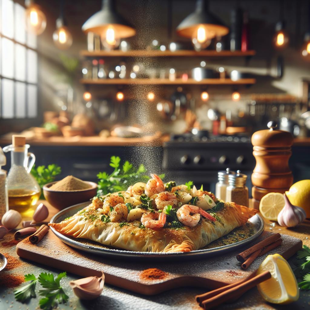 Moroccan Seafood Bisteya