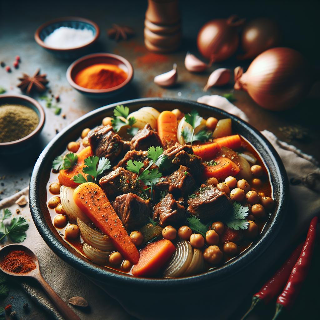 Moroccan Spiced Lamb Stew