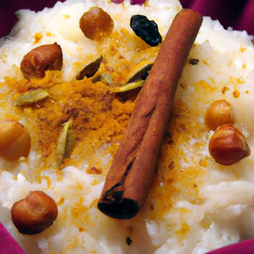 moroccan spiced rice pudding