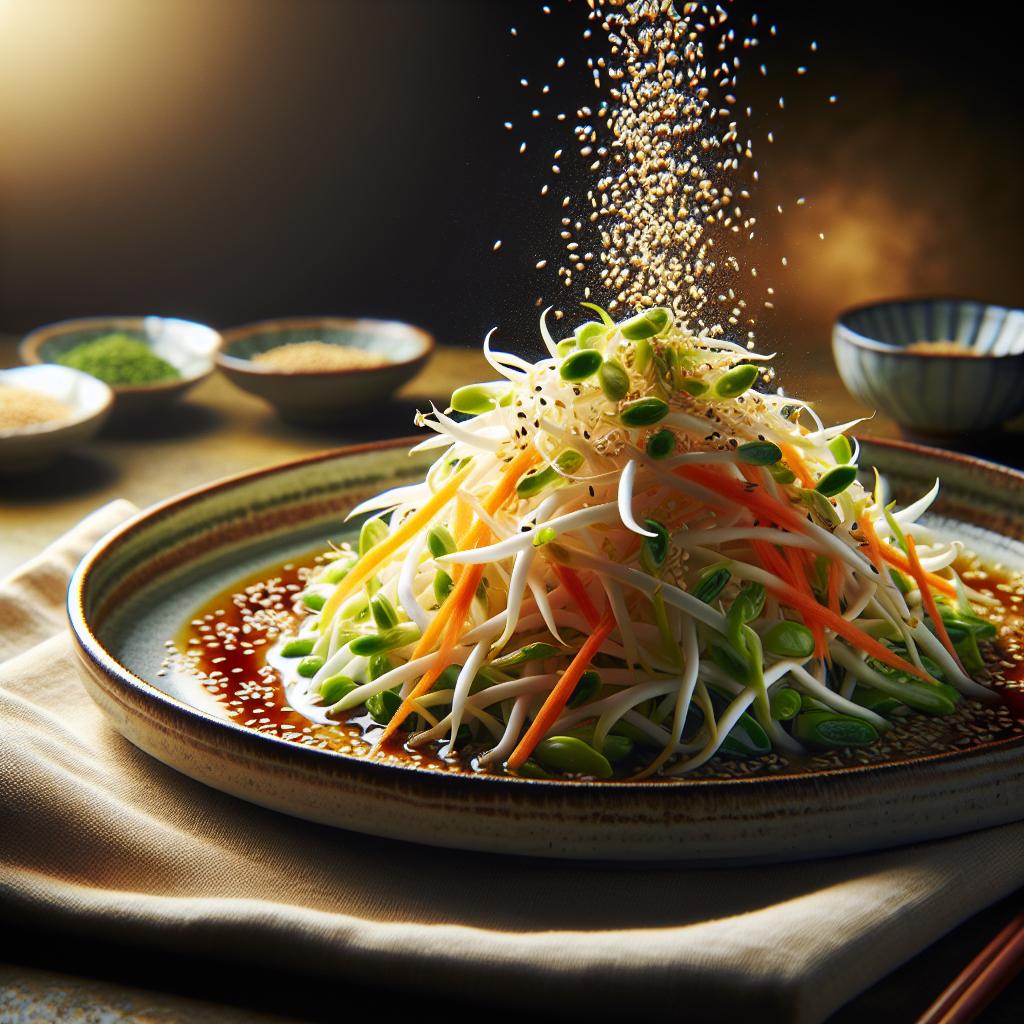 moyashi (bean sprout salad)