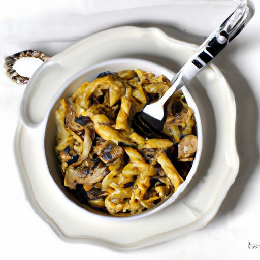 mushroom and artichoke pasta