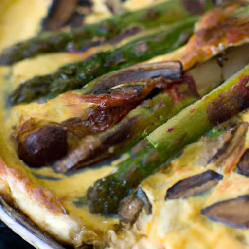 Mushroom and Asparagus Frittata