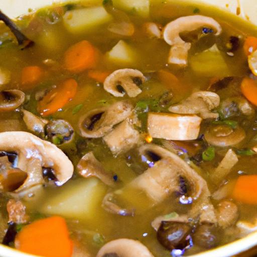 mushroom and barley soup