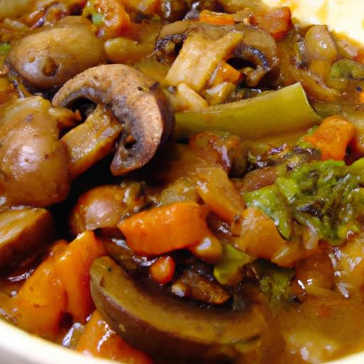 mushroom and barley stew