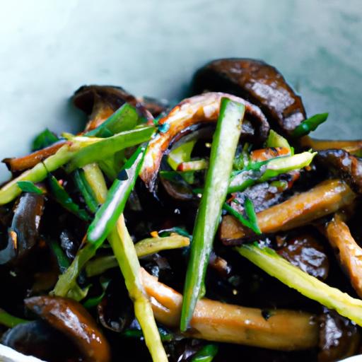 Mushroom and Bok Choy Stir Fry