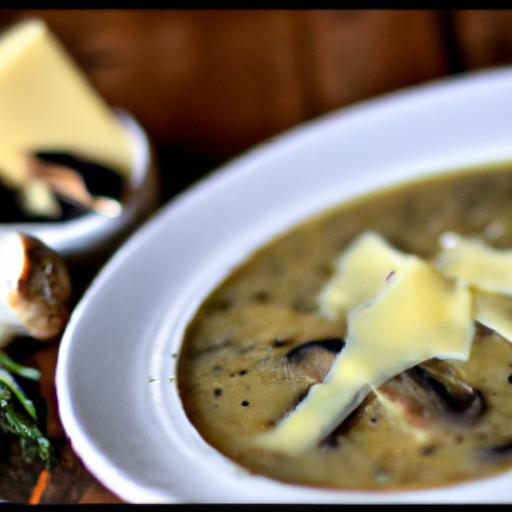 mushroom and gouda soup