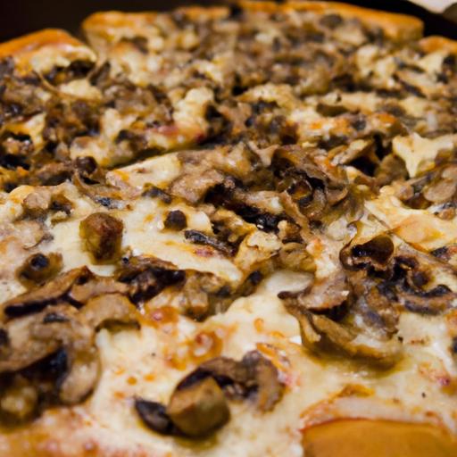 Mushroom and Onion Pizza