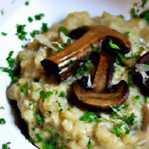 Mushroom and Parmesan Risotto