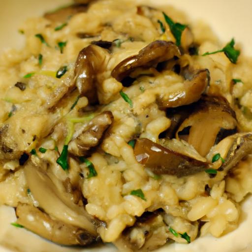 mushroom and sage risotto