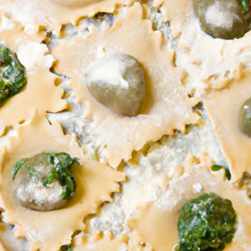 Mushroom and Spinach Ravioli