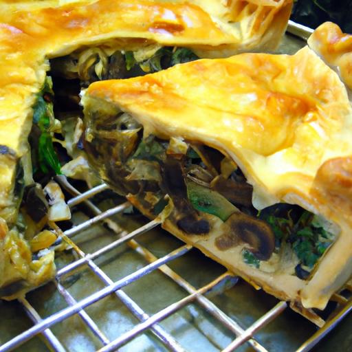 Mushroom and Spinach Tart