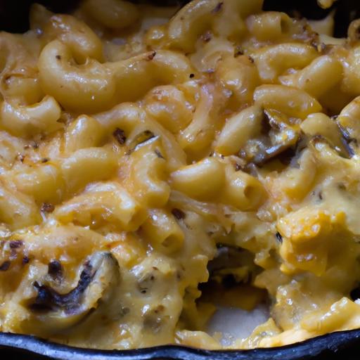 Mushroom and Swiss Mac and Cheese