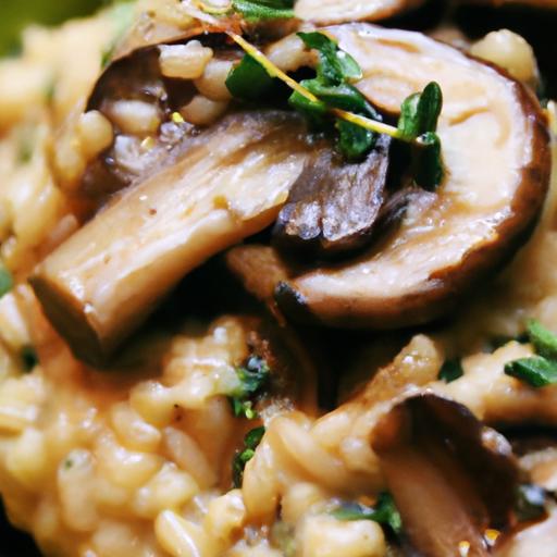 Mushroom and Thyme Risotto