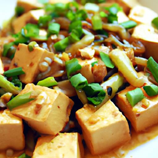 mushroom and tofu stir fry