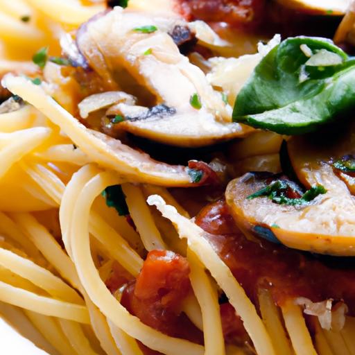 mushroom and tomato pasta