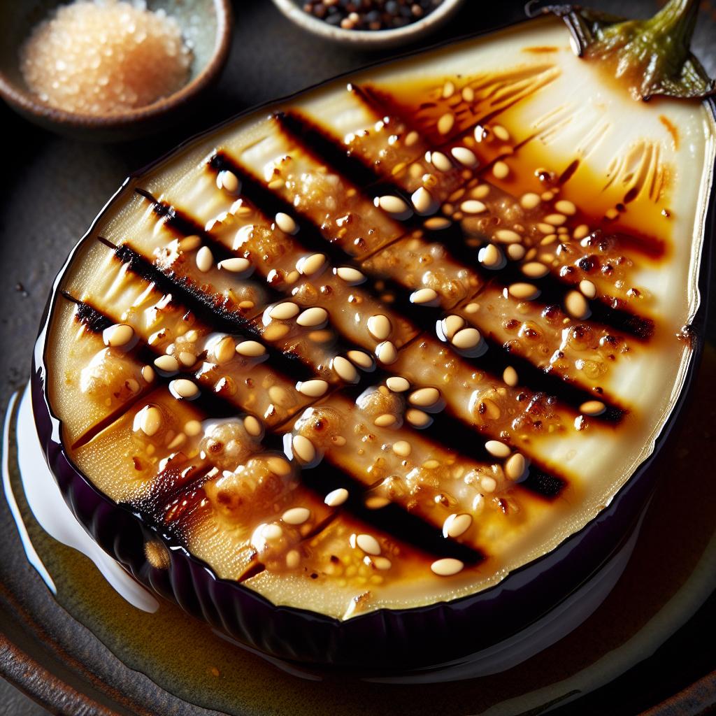 nasu dengaku (miso glazed eggplant)