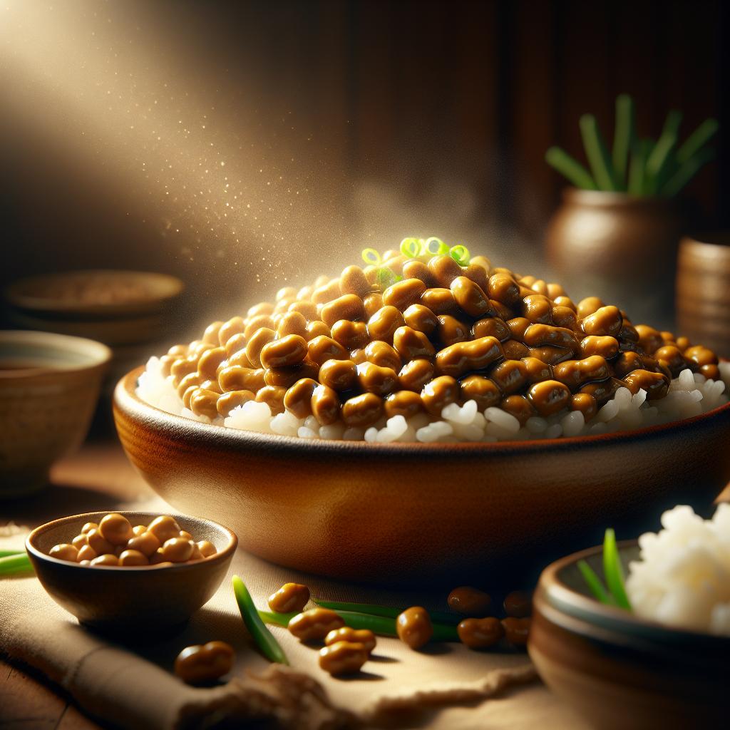 natto (fermented soybeans)