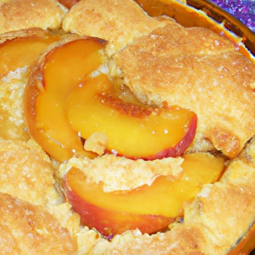 Nectarine and Apricot Cobbler