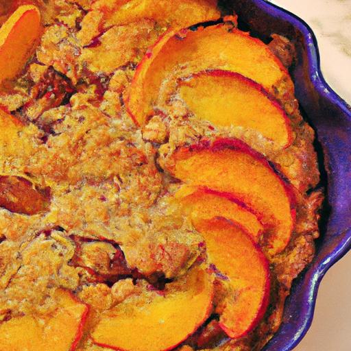 Nectarine and Apricot Crisp