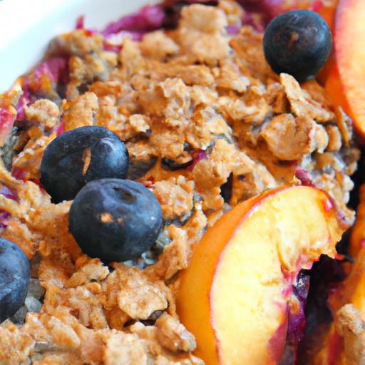 Nectarine and Blueberry Crisp