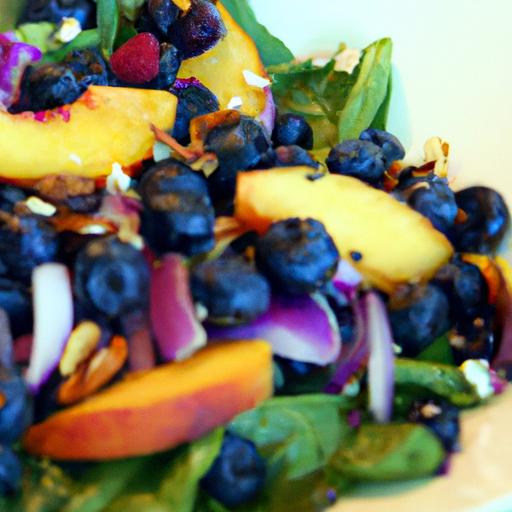 Nectarine and Blueberry Salad