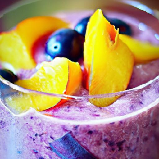 Nectarine and Blueberry Smoothie