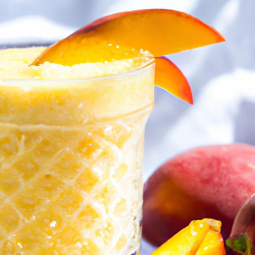 Nectarine and Mango Milkshake