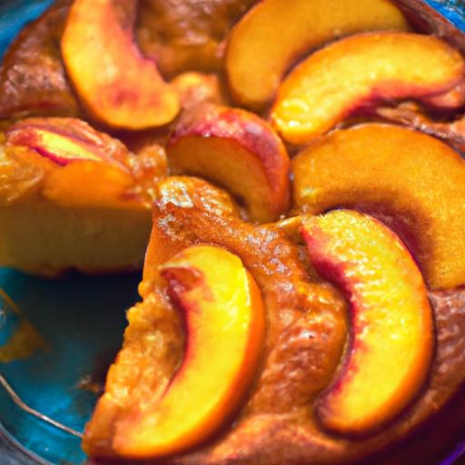 nectarine and mango upside down cake