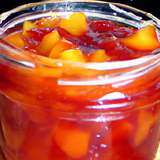 nectarine and plum jam