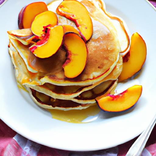 nectarine pancakes